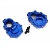 Carter D'Entrainement Alu Anodise Bleu Arriere Gauche/Droit - Traxxas - Traxxas