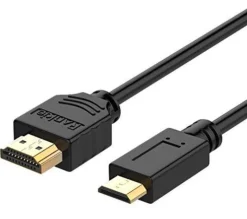 Câble mini HDMI vers HDMI 1m80 haute vitesse noir - Autres