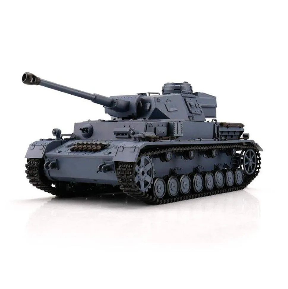 Char 1/16e RC PzKpfw IV Vers. F2 grey (BillesBB+IR) - Torro