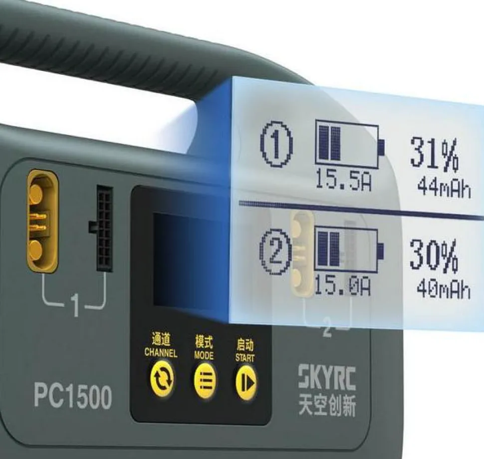 Chargeur AC PC1500 12-14S LiPo/LiHV - 1500W - SkyRc