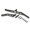 Chassis Brace SetRearAluminum Black: DBXL-E 2.0 - Losi - TLR