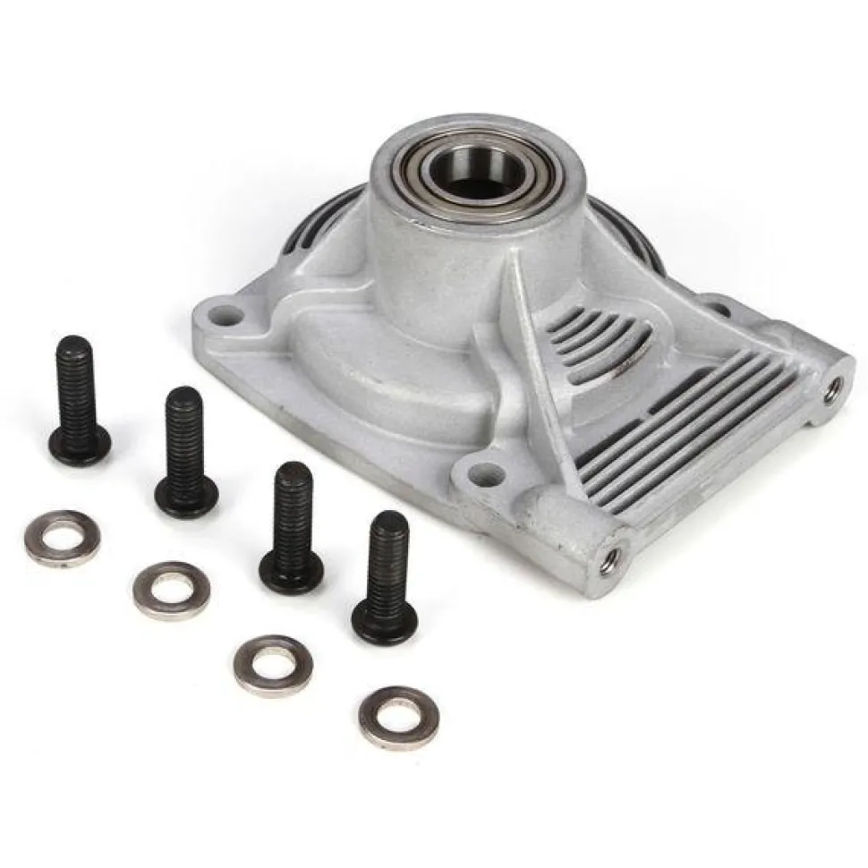 Clutch Mount w/Bearings & Hard. (Assm): 5TT - Losi - TLR