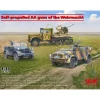 Coffret 3 véhicules militaires : Wehrmacht Self-propelled AA vehicles - ICM