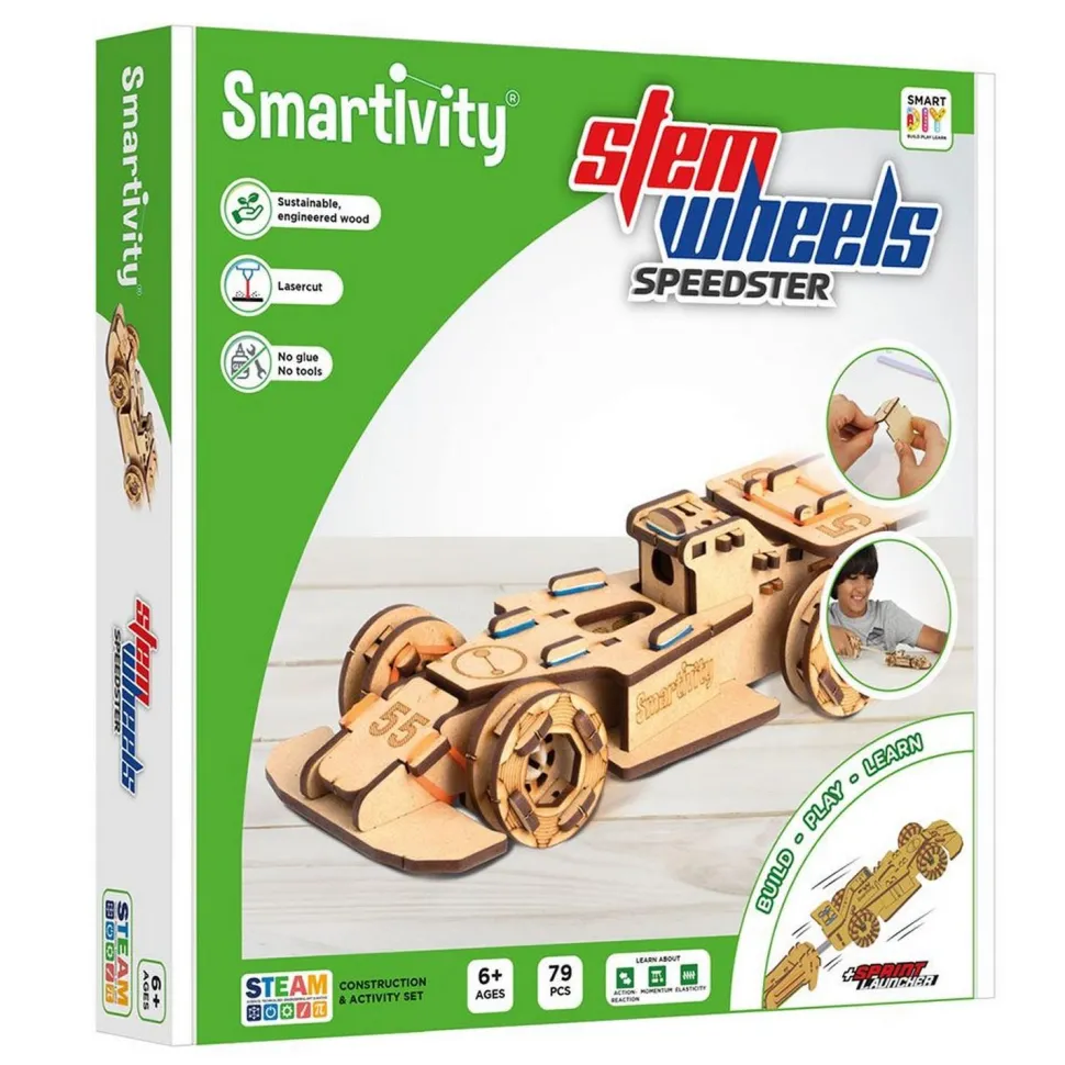 Coffret construction : Smartivity : Roues motrices : Speedster - SmartGames