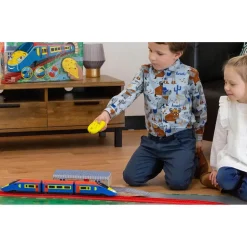 Coffret Playtrains : Circuit de train à piles télécommandé : Flash The Local Express - Jouef