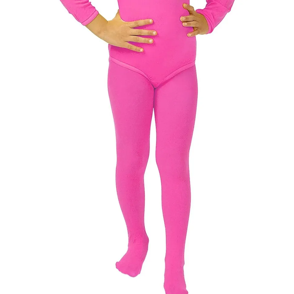 Collants enfant 116-128 cm, Fuchsia - RueDeLaFete