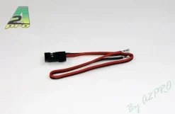 Cordon accu mâle JR 17cm - câble 0.30mm² A2PRO - A2Pro