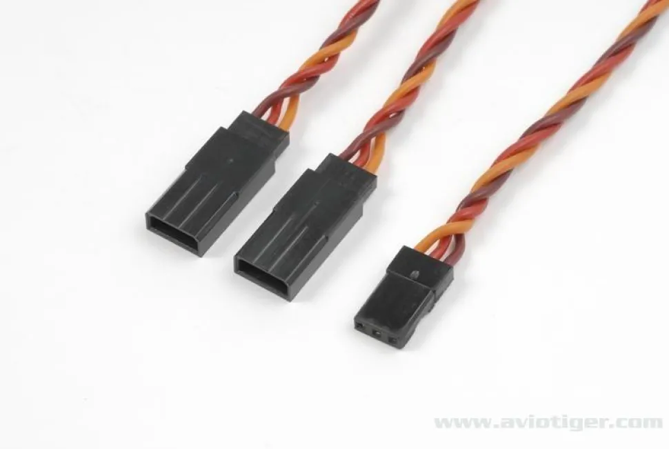 Cordon Y Tresse Jr/Hitec 30Cm (1) - GF-1111-021 - Gforce