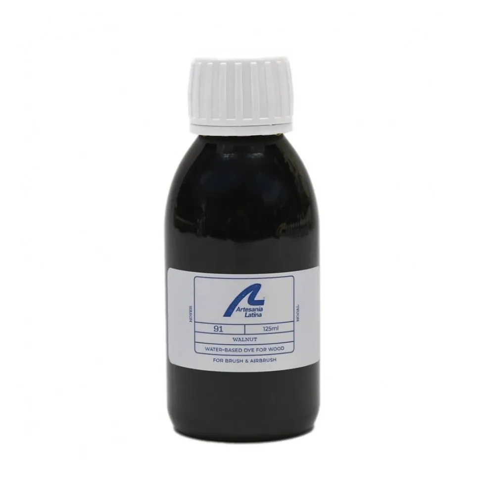 Corolant à base d'eau pour bois : Noyer (125 ml) - Artesania