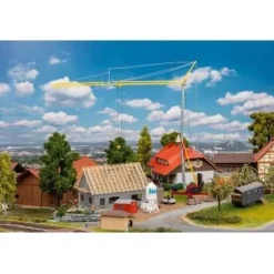 Décor : Maison en construction avec grue - Faller