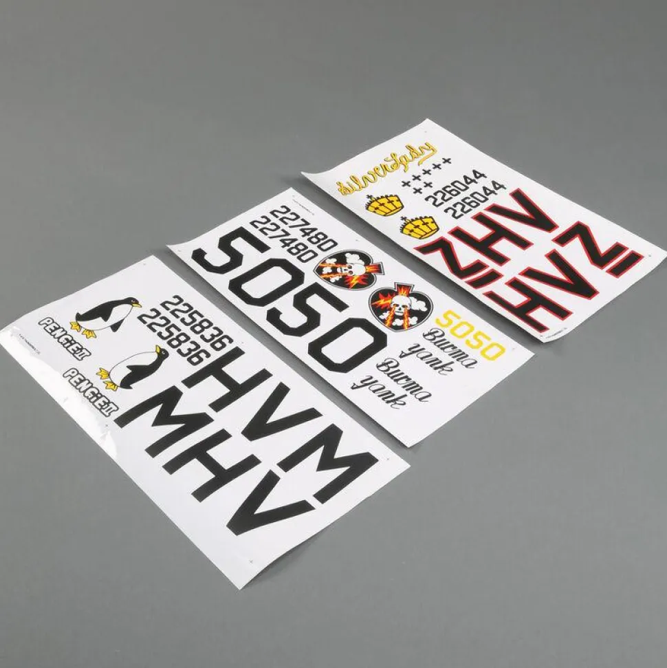 Decal Set (3) - P-47D Thunderbolt 20cc - Hangar9 - Hangar9