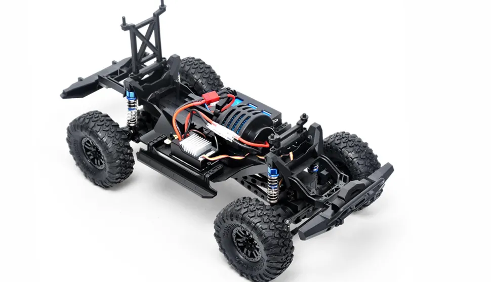 Dirt Climbing SUV Race Crawler 4WD 1:10 RTR Blanc et Rouge - Amewi