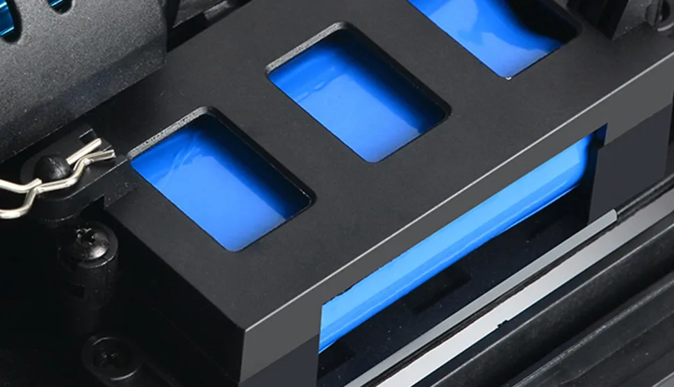 Dirt Climbing SUV Race Crawler 4WD 1:10 RTR Blanc et Rouge - Amewi