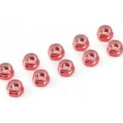 Ecrou Hex Bloq. M3 Alu Rouge (1) - GF-0400-035 - Gforce