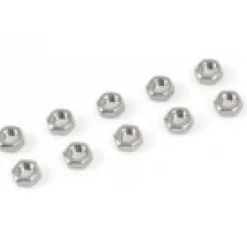 Ecrou Hex M2.5 Inox (10) - GF-0250-002 - Gforce