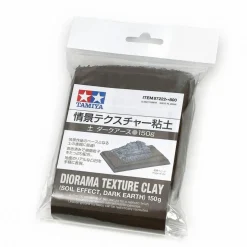 Effet de sol pour diorama : argile terre foncé - Tamiya
