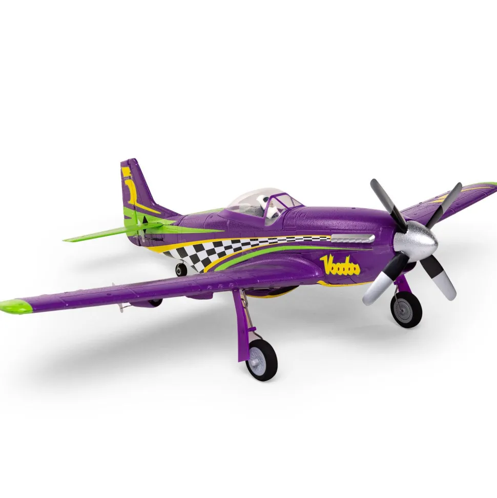 E-Flite UMX P-51D Voodoo BNF Basic 493mm avec AS3X et SAFE Select - E-flite