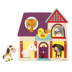 Encastrement musical 5 pièces : Mes petites compagnons - Janod