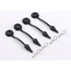 Fastrax Body Pin Holder/Body Protector 4Pcs Large Noir - Fastrax