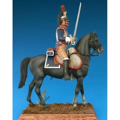 Figurine militaire : Cuirassier Français guerres Napoléioniennes en 1:16 - Mini Art