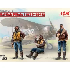 Figurines : 3 Pilotes britanniques (1939-1945) - ICM