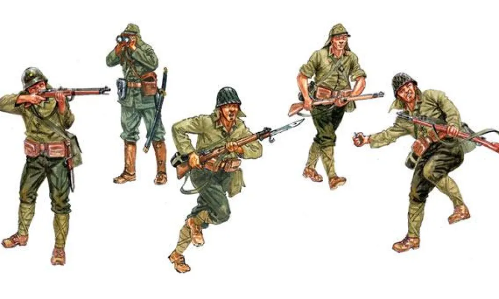 Figurines : Infanterie Japonaise Seconde Guerre Mondiale - Italeri