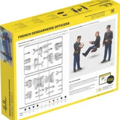 Figurines : Officiers de la gendarmerie française en 1:24 - Heller