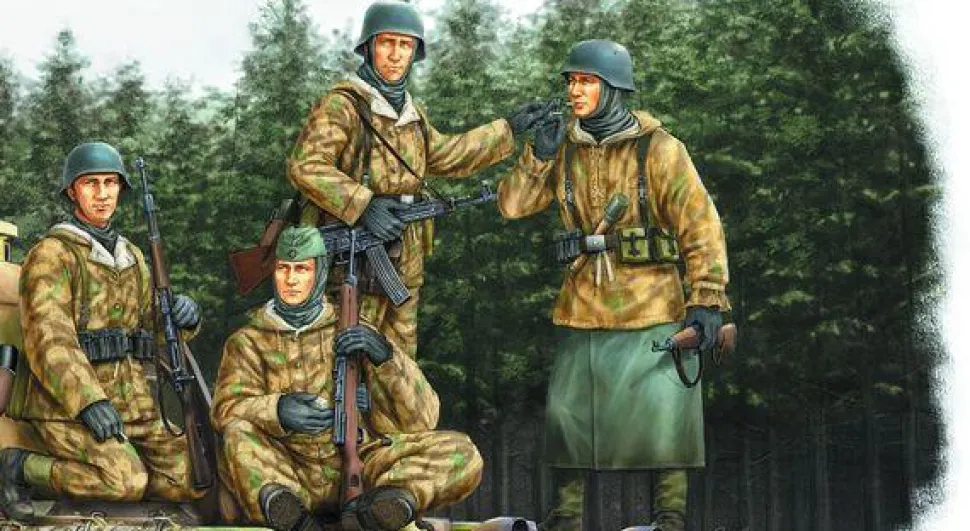 Figurines German Panzer Grenadiers Vol.1 - 1:35e - Hobby Boss