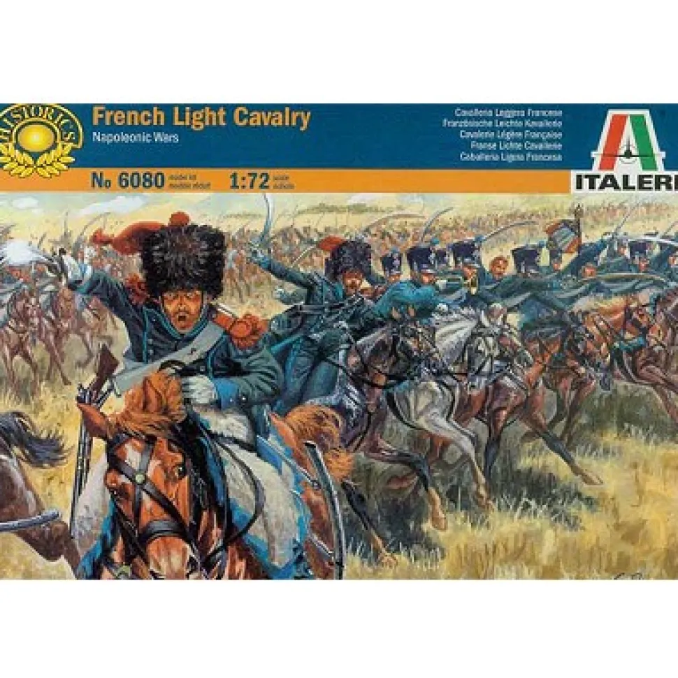 Figurines Guerres napoléoniennes : Cavalerie légère Française - Italeri