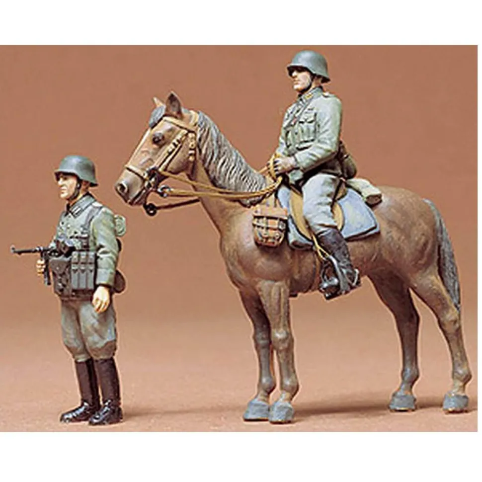Figurines Infanterie Montée Allemande - Tamiya