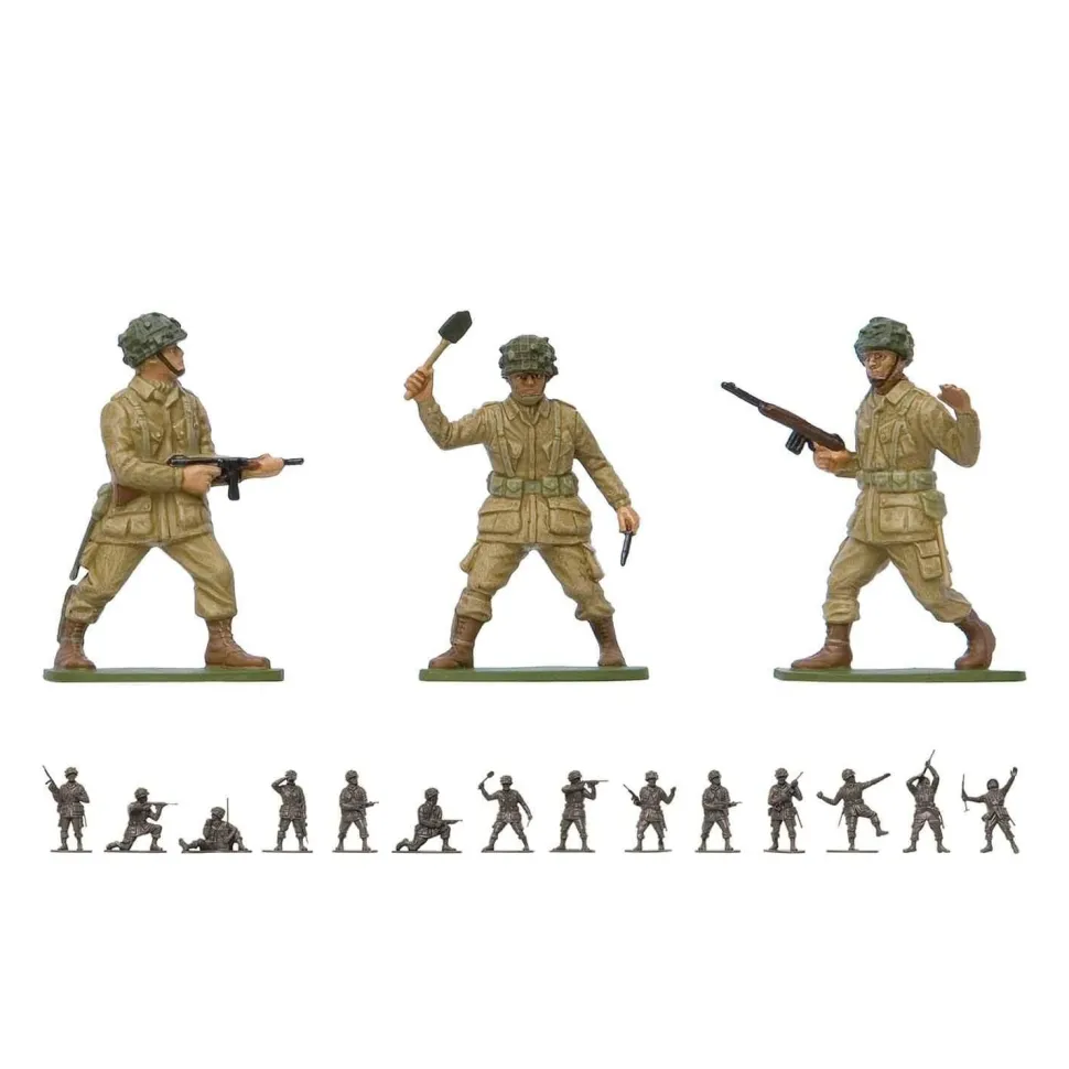 Figurines 2ème Guerre Mondiale : Vintage Classics : WWII U.S. Paratroops - Airfix