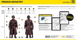 Figurines 2ème Guerre Mondiale : Infanterie française - Heller