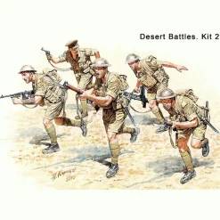Figurines 2ème Guerre Mondiale : 8ème armée britannique : Afrique du Nord 1941-1942 - Master Box