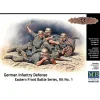 Figurines 2ème Guerre Mondiale : Infanterie allemande en défense - Master Box