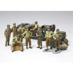 Figurines 2ème Guerre Mondiale : Infanterie U.S. au repos - Tamiya
