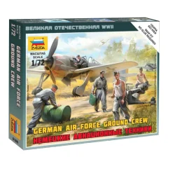 Figurines 2ème Guerre Mondiale : Mécaniciens d'aviation allemands - Zvezda
