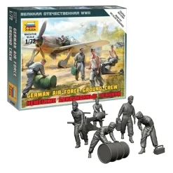 Figurines 2ème Guerre Mondiale : Mécaniciens d'aviation allemands - Zvezda