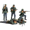 Figurines 2ème Guerre Mondiale : Infanterie Allemande - Tamiya