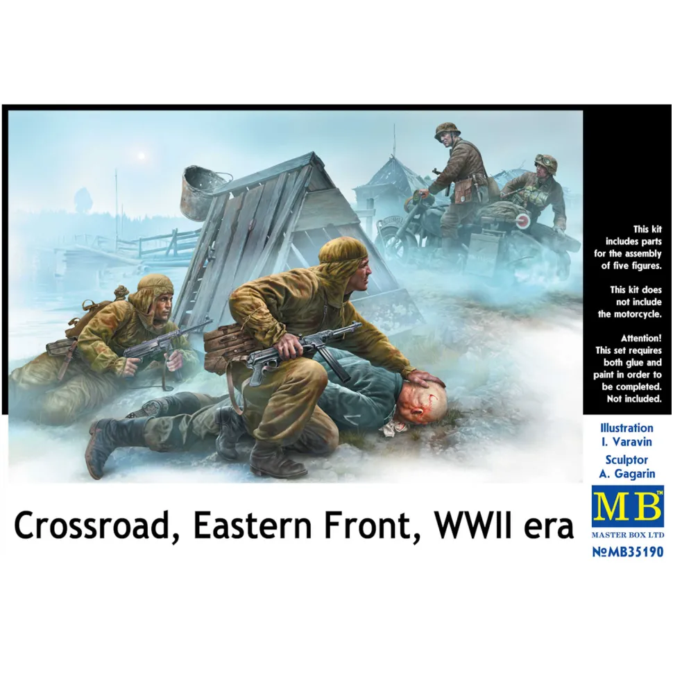 Figurines militaires : Crossroad, Eastern Front WWII - Master Box