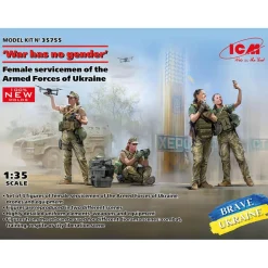 Figurines Militaires : Femme Armée Ukrénienne - ICM