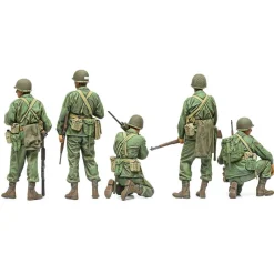 Figurines militaires : Groupe d'éclaireurs U.S. Seconde Guerre mondiale - Tamiya