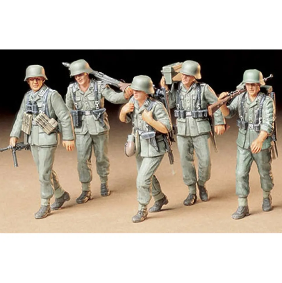 Figurines militaires : Mitrailleurs Allemands - Tamiya