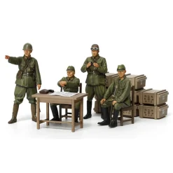 Figurines Militaires : Officiers Armée Japonaise - Tamiya