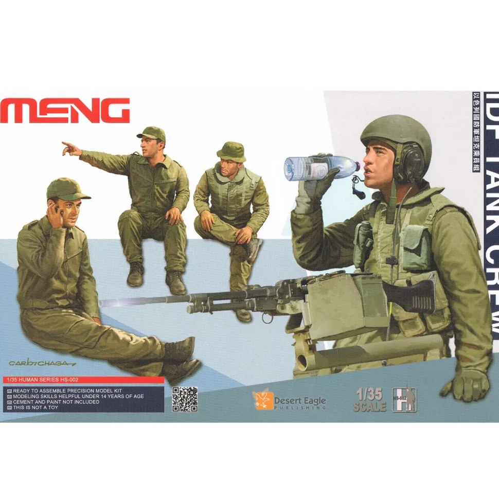 Figurines équipage de blindé israélien - Meng