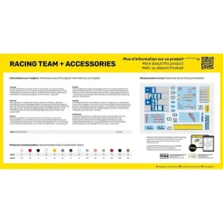 Figurines sport automobile : Starter Kit : Racing Team - Heller