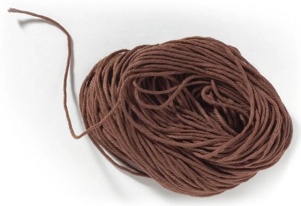 Fils de coton 1,5x2m marron x1 bobine - OCCRE - OCCRE