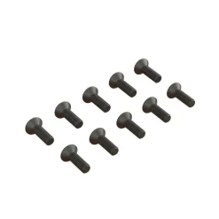Flat Head Hex Machine Screw M2.5x8mm (10) - ARRma