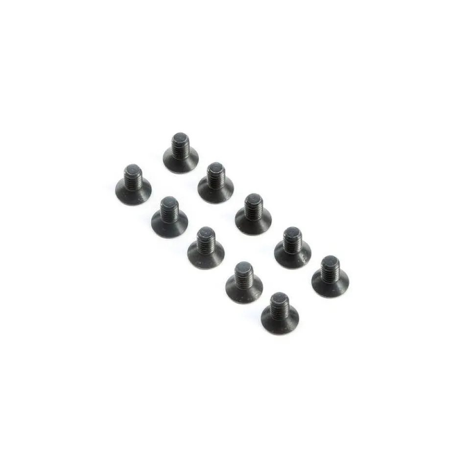 Flat Head Screws, M4x8mm (10) - Losi - TLR
