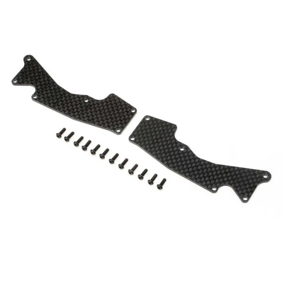 Front Arm Inserts, Carbon 8XT - Team Losi - Losi - TLR