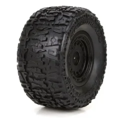 Front/Rear Premount Tire: 1/18 4WD Ruckus (2) - ECX - Electrix RC
